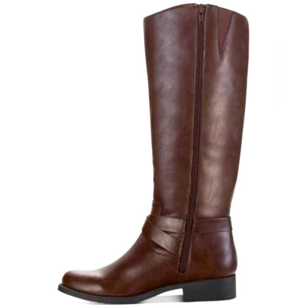NWOB STYLE & CO Marliee Riding Boots in Brown Size 6.5 - Picture 4 of 12